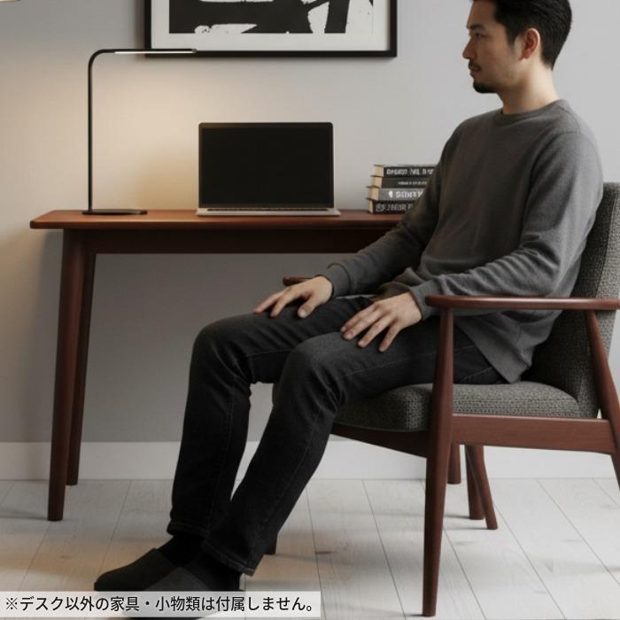 3色より[新品]デスク 幅90cm 奥行50cm 天然木 木製 パソコンデスク