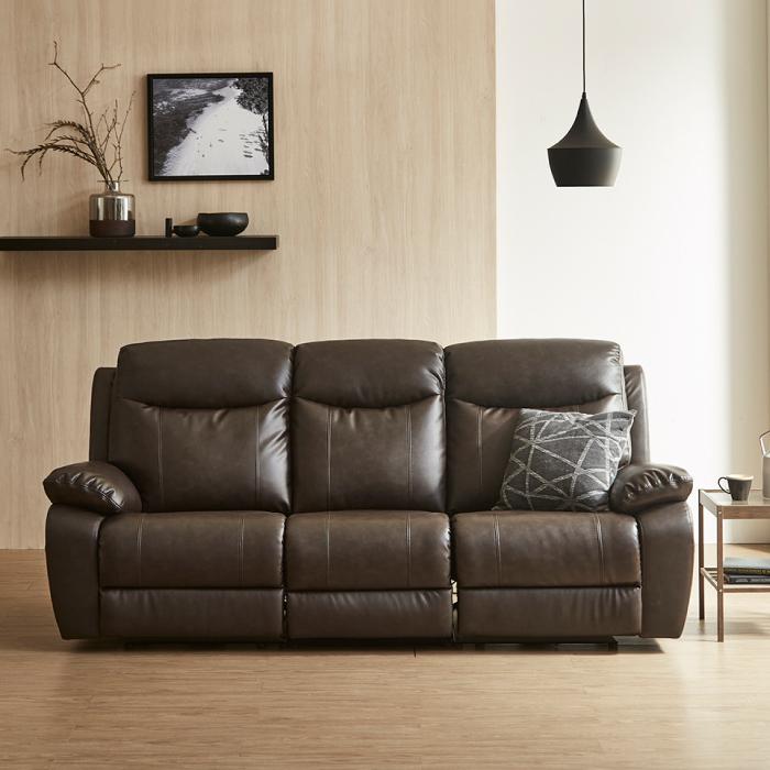 電動ソファ スピーカー内蔵 幅202cm 3人用 電動リクライニングソファ