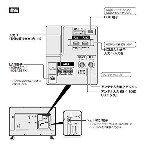 シャープ 32V型 液晶テレビ AQUOS ハイビジョン 外付けHDD対応 2T-C32AC2｜kaai-store｜09