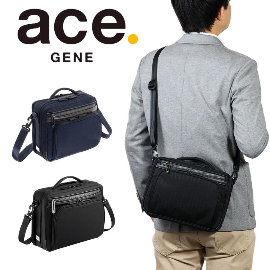 ace. GENE LABEL エース ショルダーバッグ Mサイズ 横型 ace ace. GENE LABEL エース ショルダーバッグ Mサイズ 横型 ace