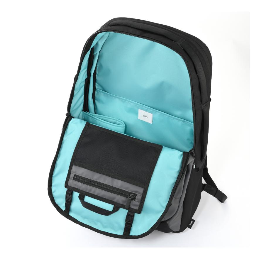 【美品】ace ビジネスリュック Ace リュック ビジネスリュック 22リットル 2ルーム スクエア型
