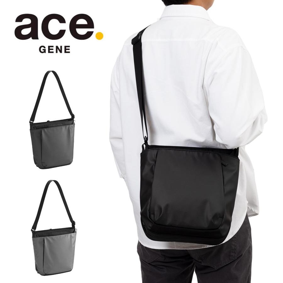 ace. GENE LABEL エース ショルダーバッグ ラグレンティスクロス