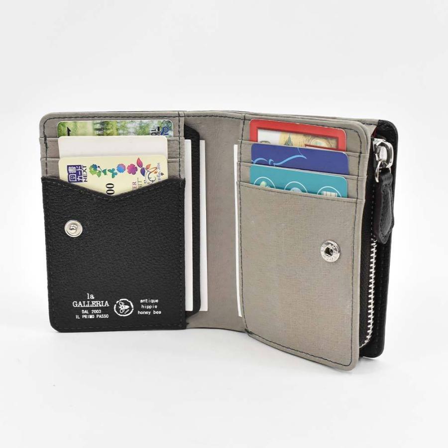 la GALLERIA ニつ折り財布 青木鞄 ラ・ガレリア la GALLERIA エンブレーマ Emblema二つ折り