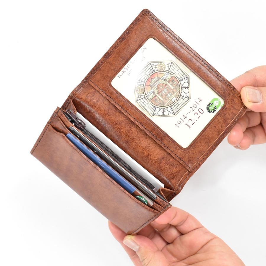 LUGARD（ラガード） 青木鞄 パスケース メンズ 名刺入れ G3 二つ折り