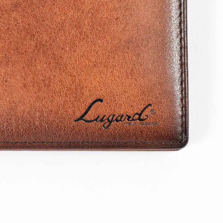 LUGARD 青木鞄 ラガード 財布 二つ折り メンズ 小銭入れなし