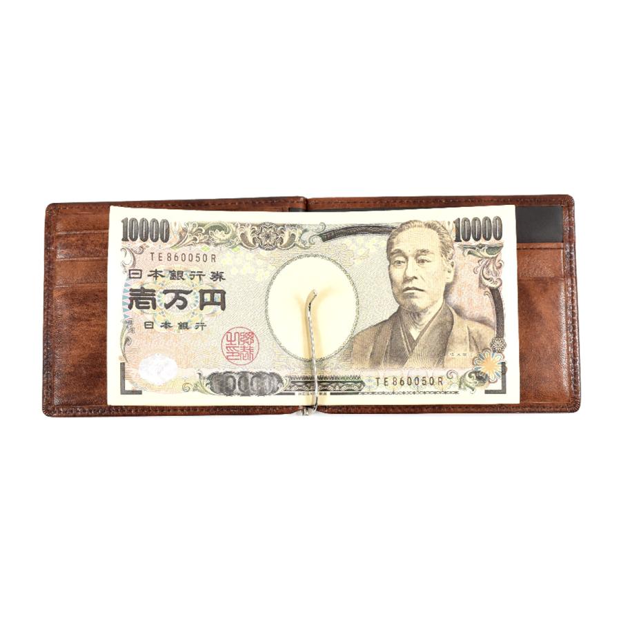 LUGARD 青木鞄 マネークリップ 札バサミ 財布 小銭入れ付き LUGARD 青木鞄 マネークリップ 札バサミ 財布 小銭入れ付き