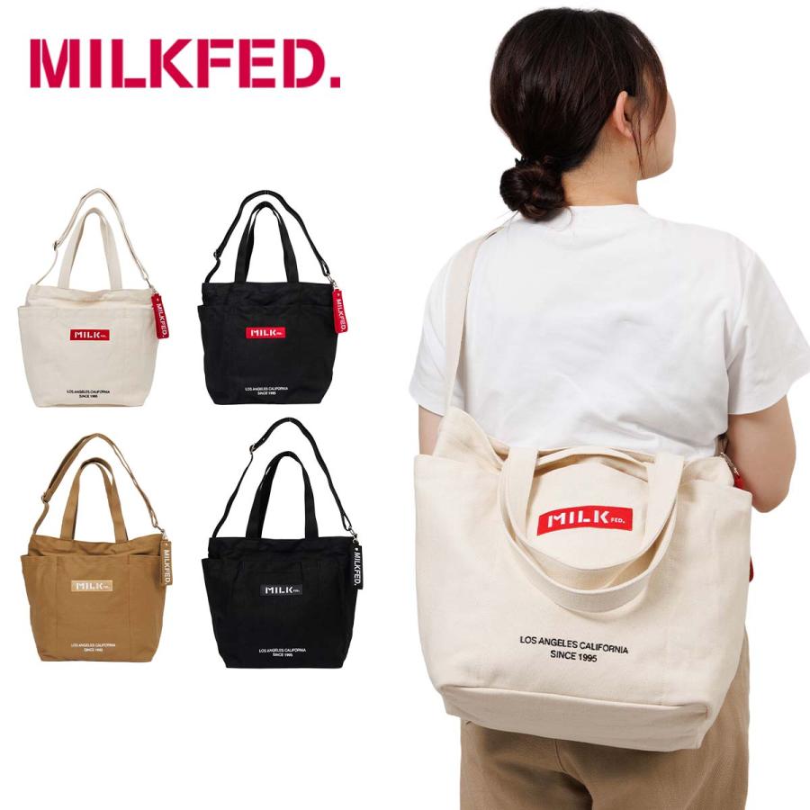 MILKFED.（ミルクフェド） トートバッグ ショルダーバッグ 2WAY BAR