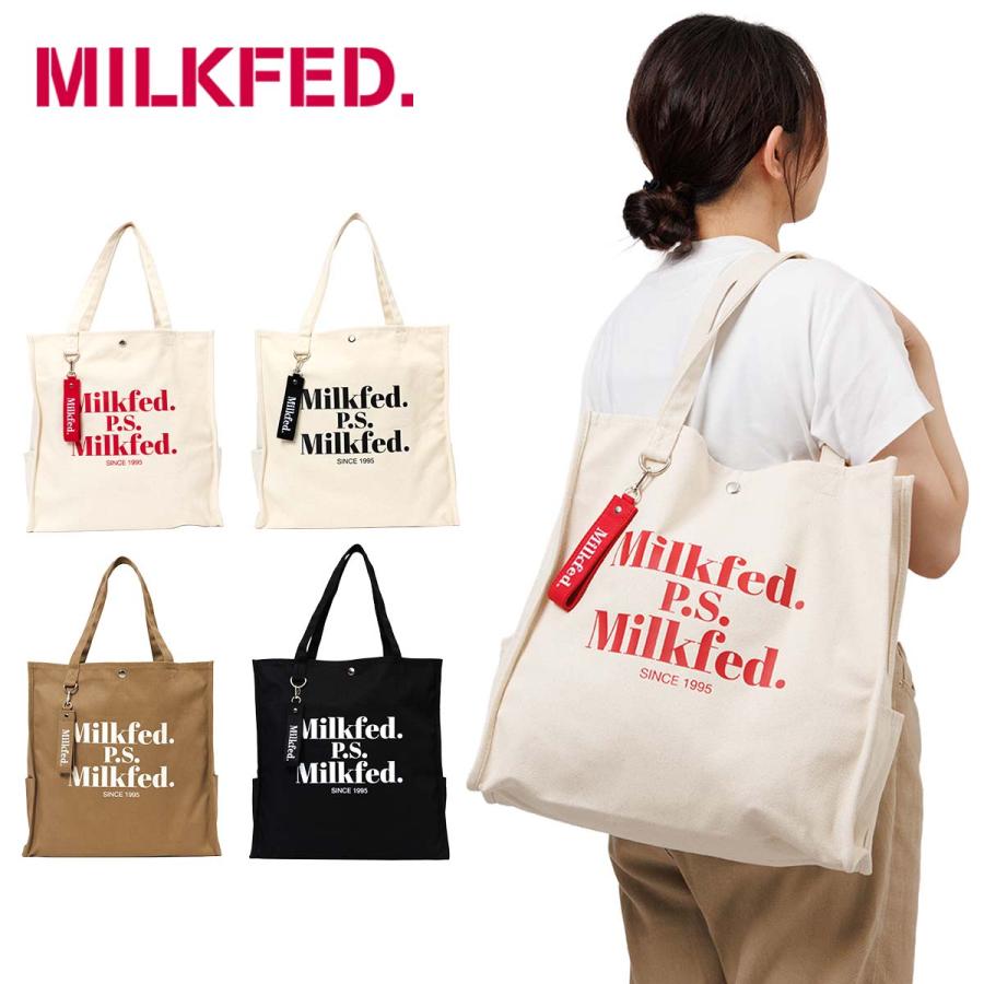 MILKFED.（ミルクフェド） トートバッグ MILKFED. DIDONE LOGO BIG