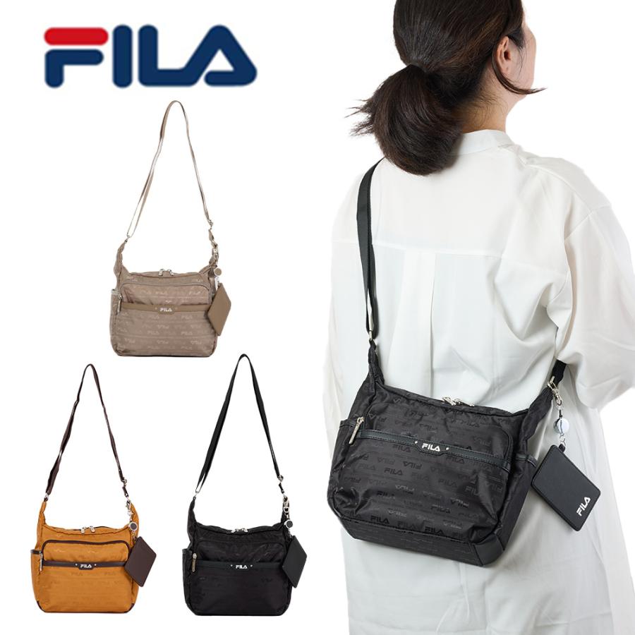 新品　FILA ショルダーバッグ FILA フィラ ショルダーバッグ レディース ファスナー付き 横型