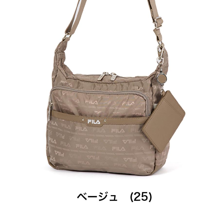 FILA フィラ ショルダーバッグ レディース ファスナー付き 横型