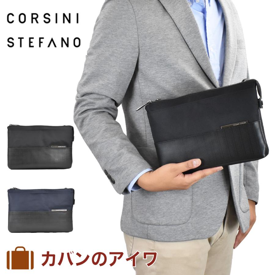 コルシーニ ステファーノ Corsini Stefano クラッチバッグ メンズ レディース ビジネスバッグ ショルダーバッグ セカンドバッグ 撥水加工 抗菌加工 F Cs9731 カバンのアイワ 通販 Yahoo ショッピング