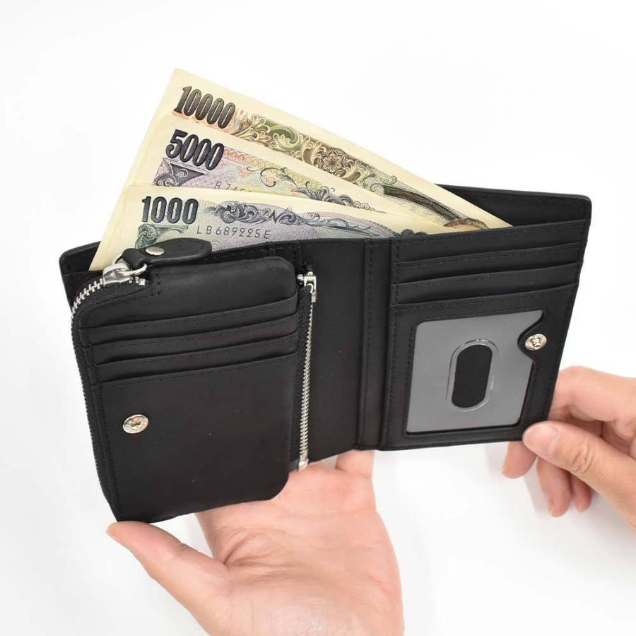 ZONALe ゾナール 二つ折り財布 ミドルウォレット 2つ折り 本革