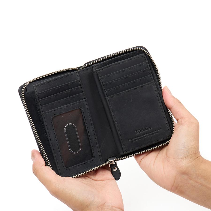 ZONALe ミドルウォレット 財布 二つ折り 縦型 ゾナール 二つ折り ZONALe ミドルウォレット 財布 二つ折り 縦型 ゾナール 二つ折り