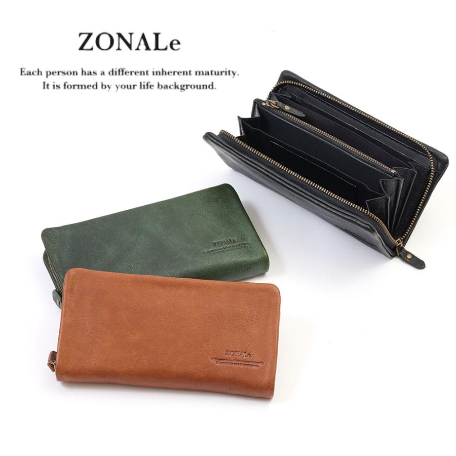 ZONALe ゾナール 長財布 財布 本革 革 レザー メンズ レディース ZONALe ゾナール 長財布 財布 本革 革 レザー メンズ レディース