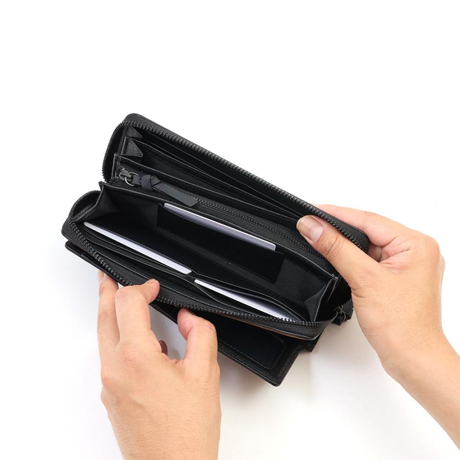 ZONALe 長財布 ゾナール ラウンドファスナー 財布 本革 革