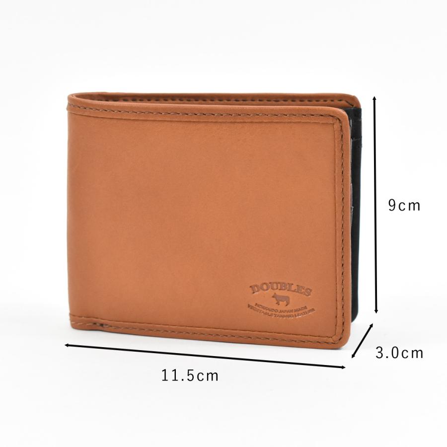 DOUBLES（ダブルス） 財布 二つ折り メンズ レディース 二つ折り財布