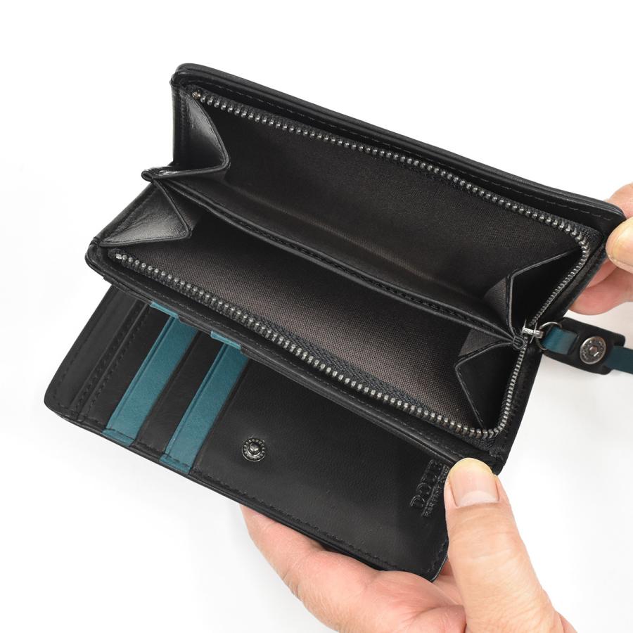 DOUBLES（ダブルス） ミドルウォレット 財布 二つ折り メンズ