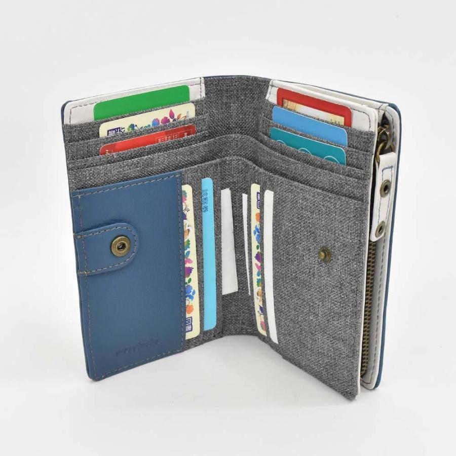ムスタッシュ２つ折り財布　縦型 MOUSTACHE moustache 財布 ミドルウォレット ムスタッシュ 二
