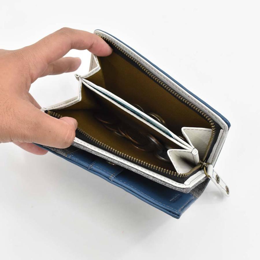 ムスタッシュ２つ折り財布　縦型 MOUSTACHE moustache 財布 ミドルウォレット ムスタッシュ 二