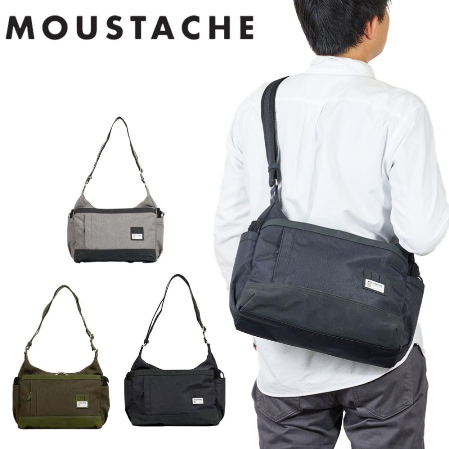MOUSTACHE ショルダーバッグ ムスタッシュ A4 大容量 大きめ MOUSTACHE ショルダーバッグ ムスタッシュ A4 大容量 大きめ