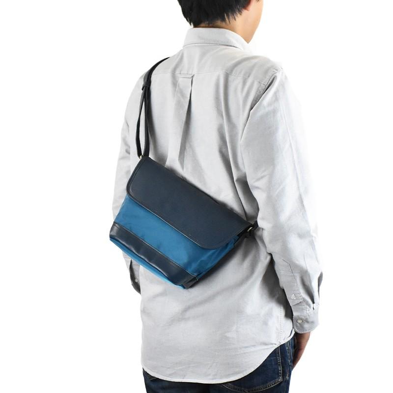 DOUBLES ダブルス ショルダー メンズ ショルダーバッグ  本革 ナイロン かぶせ型 斜め掛けショルダー ショルダーバック JOK7075 プレゼント HARVEST ハーベスト 肩掛けカバン 人気 ブランド おしゃれ DOUBLES（ダブルス） ショルダーバッグ メンズ レディース 本革