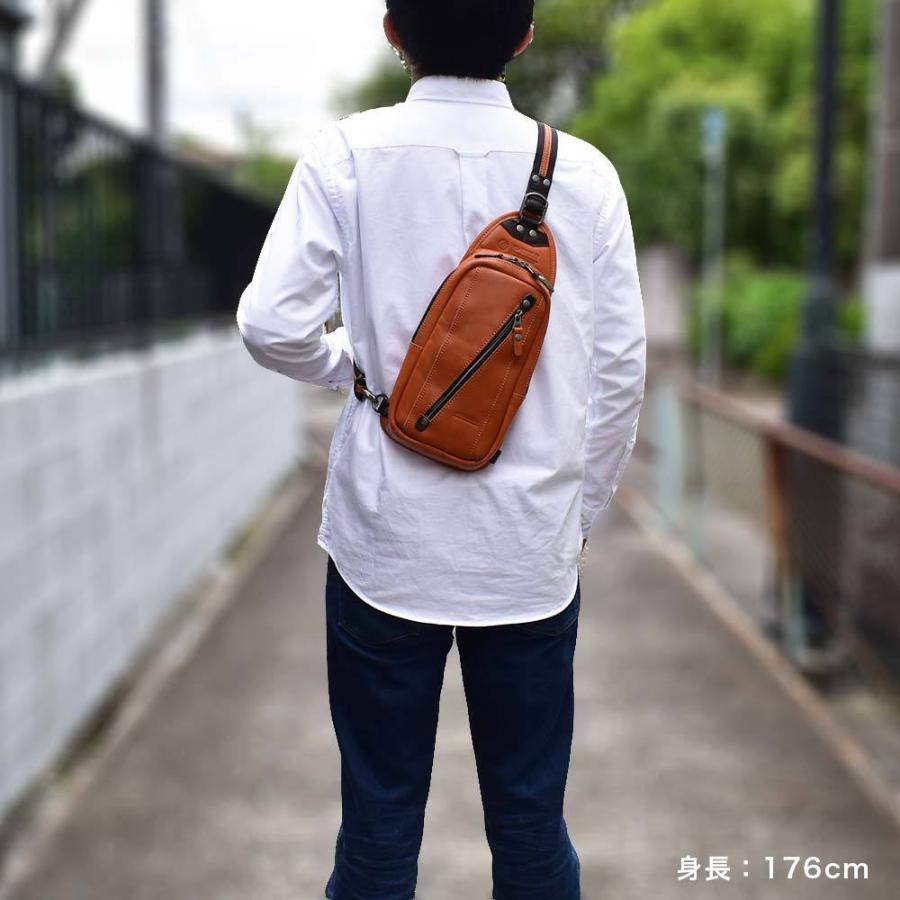 DOUBLES（ダブルス） ボディバッグ メンズ レディース 本革 レザー