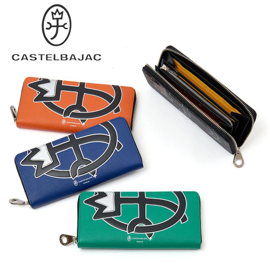 新品 CASTELBAJAC ウプラ 牛革 ラウンドファスナー 長財布　Ⓗ 新品 CASTELBAJAC 牛革 ラウンドファスナー 長財布 カルル Ⓗ - メルカリ