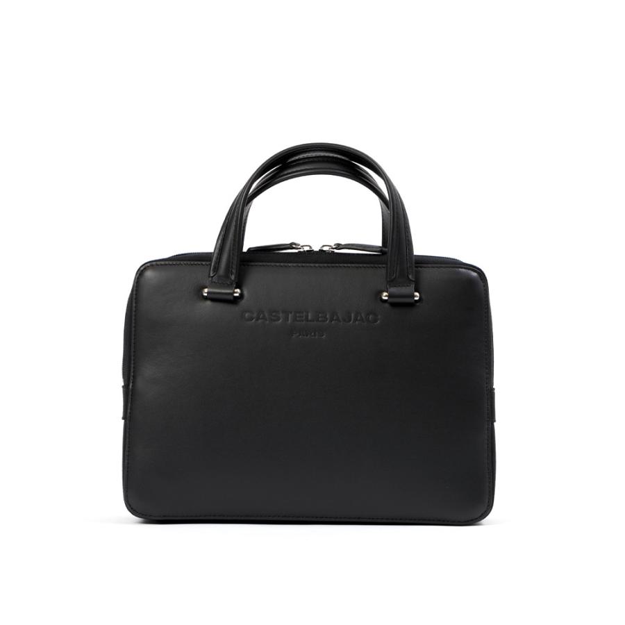 【値引中】カステルバジャック 牛革ミニブリーフバッグ (黒) CASTELBAJAC（カステルバジャック） バッグ ミニ ブリーフケース