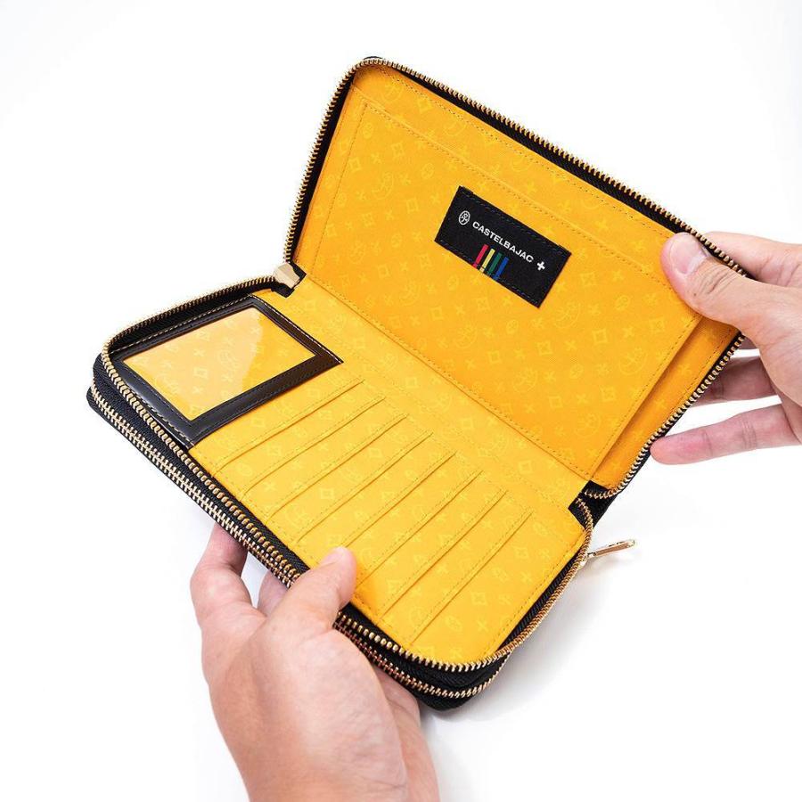 CASTELBAJAC（カステルバジャック） Wファスナー ポーチ クラッチ