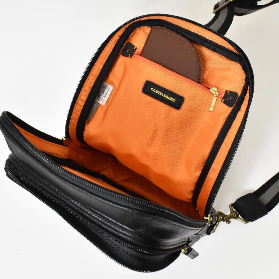CASTELBAJAC（カステルバジャック） ボディバッグ メンズ 本革 レザー