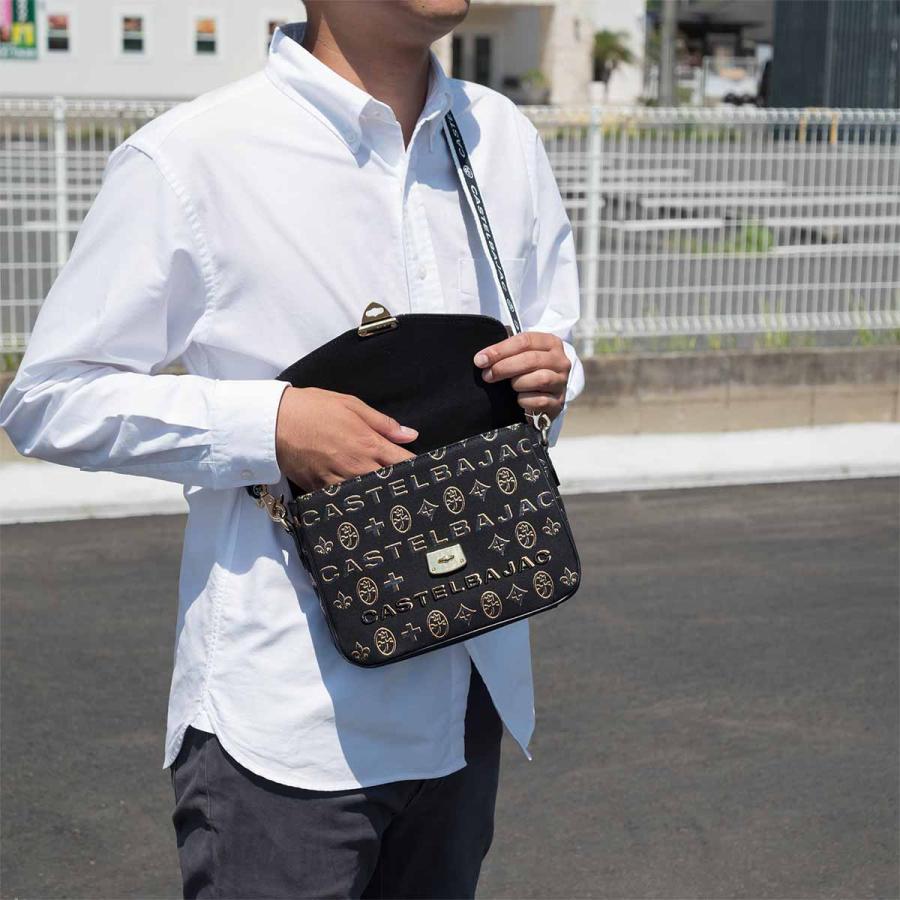 カステルバジャック 2way ハンドバッグ ショルダーバッグ キャンバス レザー CASTELBAJAC（カステルバジャック） ショルダーバッグ 手付き