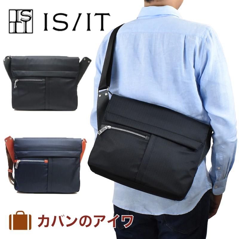 Is It イズイット Isit ソリス シリーズ ショルダーバッグ サイズ対応 メンズ プレゼント 彼氏 男性 誕生日プレゼント バッグ バック 肩掛けバック Ik Is カバンのアイワ 通販 Yahoo ショッピング