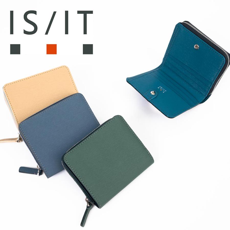 小物 i a i IS/IT（イズイット） 二つ折り ノボII 本革 革 レザー 二つ折り財布 二
