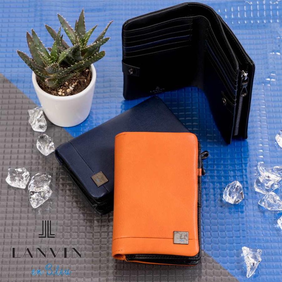 LANVIN en Bleu 二つ折り財布 ミドルウォレット ランバン オン LANVIN en Bleu 二つ折り財布 ミドルウォレット ランバン オン