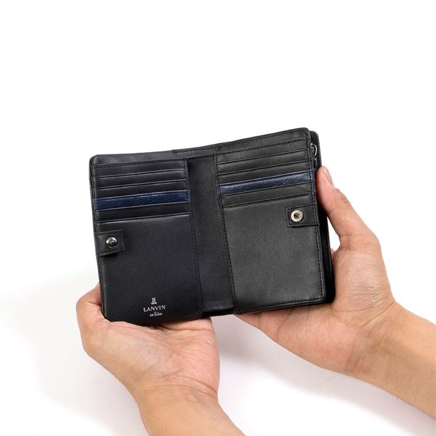 LANVIN en Bleu 二つ折り財布 ミドルウォレット ランバン オン LANVIN en Bleu 二つ折り財布 ミドルウォレット ランバン オン