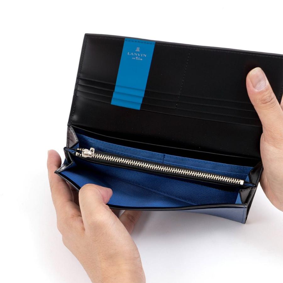 LANVIN en Bleu 長財布 ランバン オン ブルー ワグラム 財布 LANVIN en Bleu 長財布 ランバン オン ブルー ワグラム 財布