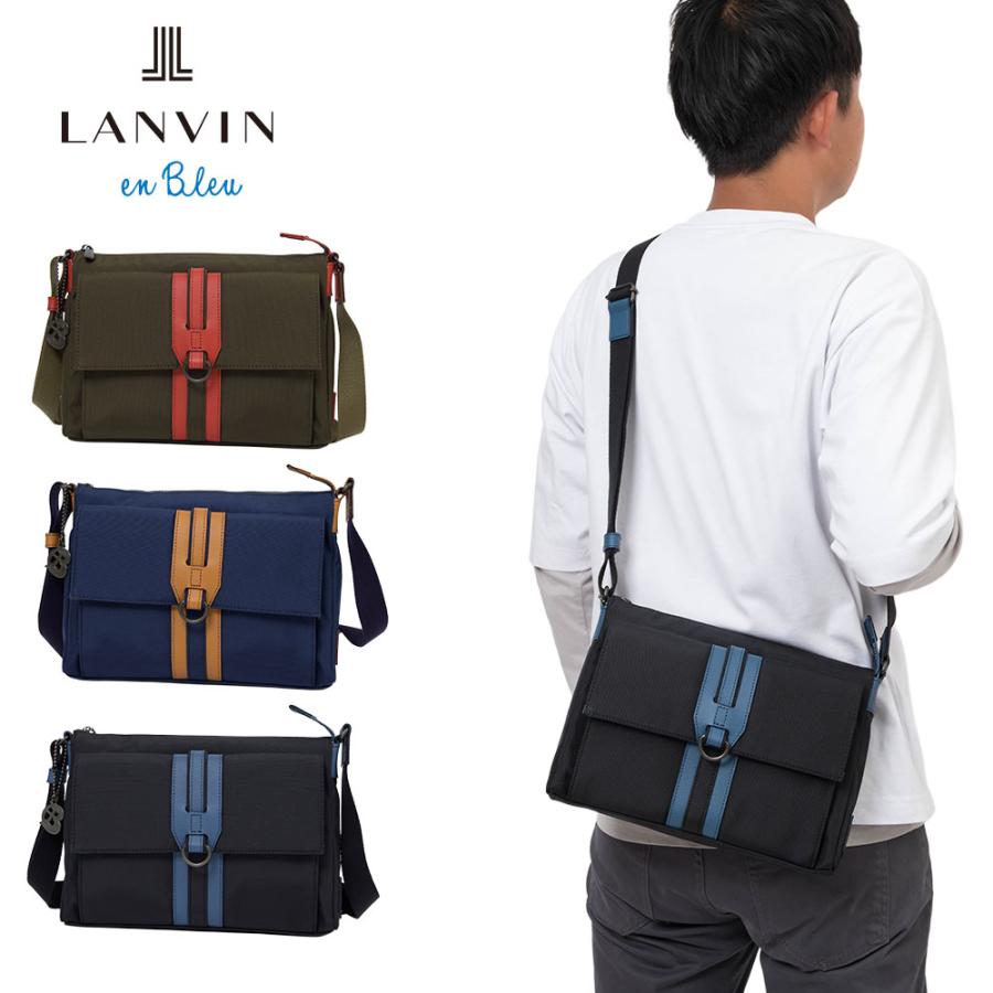 ランバン オン ブルー ショルダーバッグ B5 LANVIN en Bleu ドロップ メンズ レディース ブランド 大人 おしゃれ 人気 スマート ショルダーバック 斜めかけバッグ 斜め掛けバッグ 588111 LANVIN en Bleu ランバン オン ブルー ショルダーバッグ B5 ドロップ