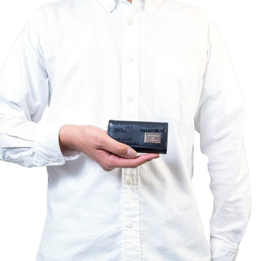 ミラ・ミラン キーケース 本革 革 レザー メンズ レディース 4連