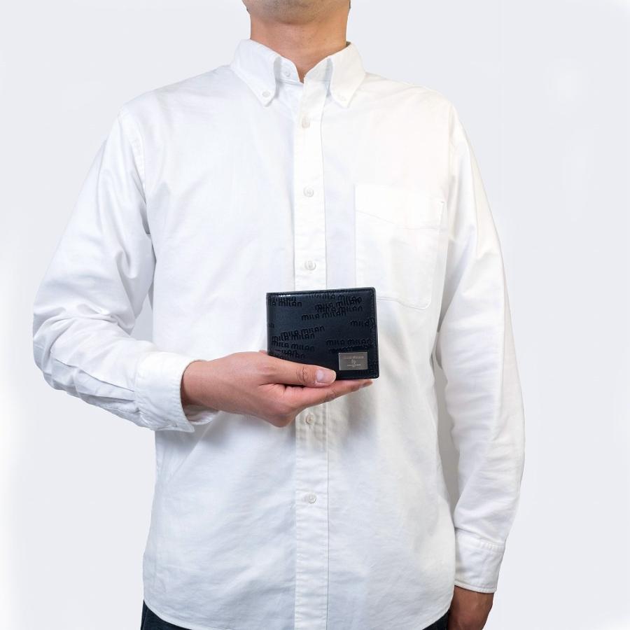 ミラ・ミラン 財布 二つ折り メンズ レディース 二つ折り財布 ブランド