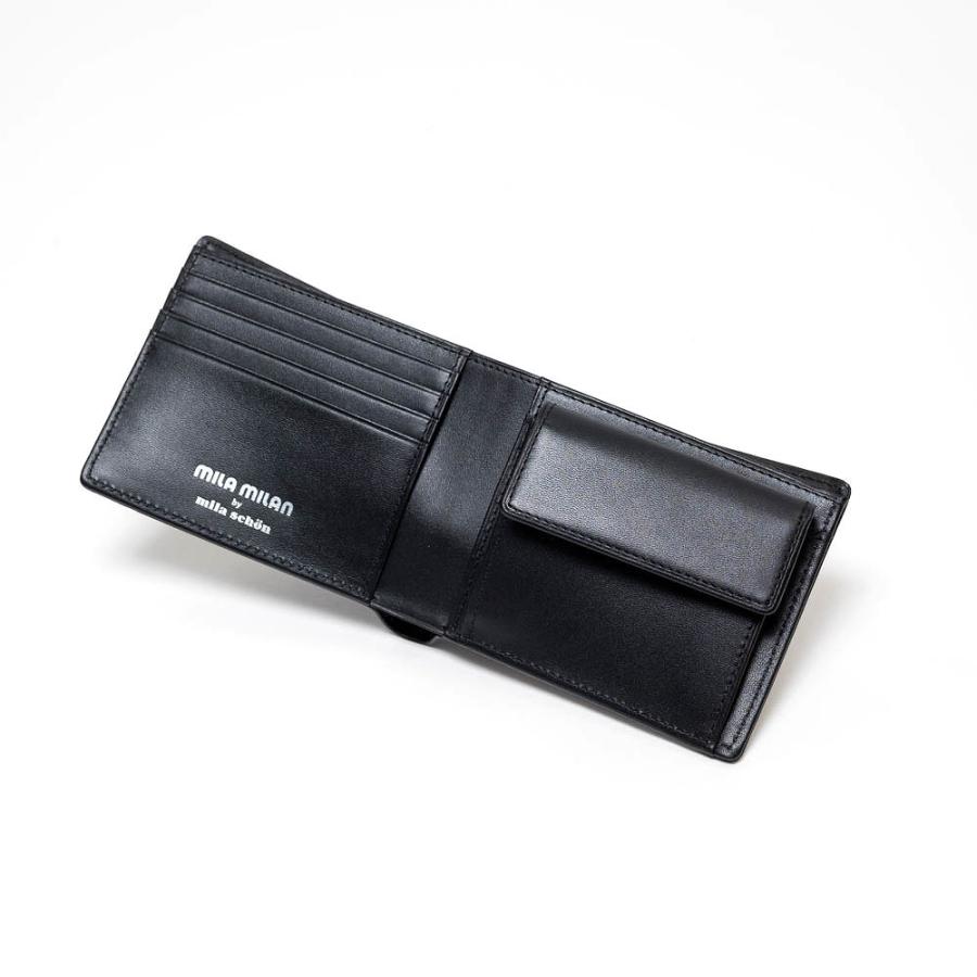 ミラ・ミラン 財布 二つ折り メンズ レディース 二つ折り財布 ブランド