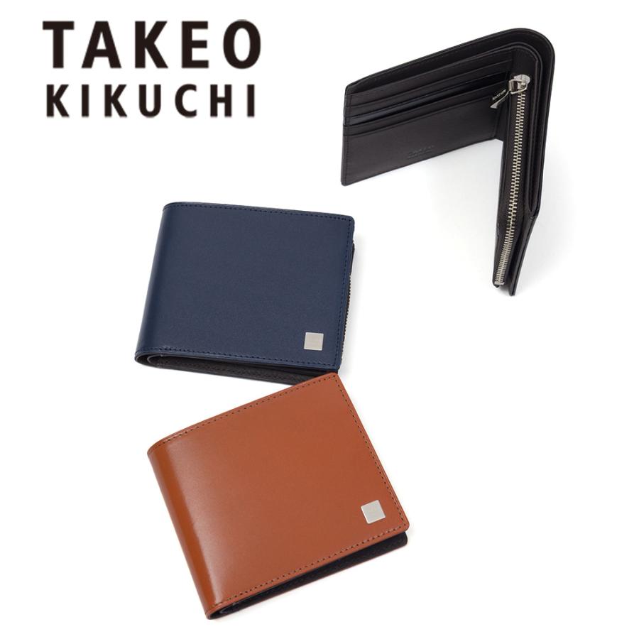 TAKEO KIKUCHI（タケオキクチ） 財布 二つ折り財布 ピエール 小銭入れ