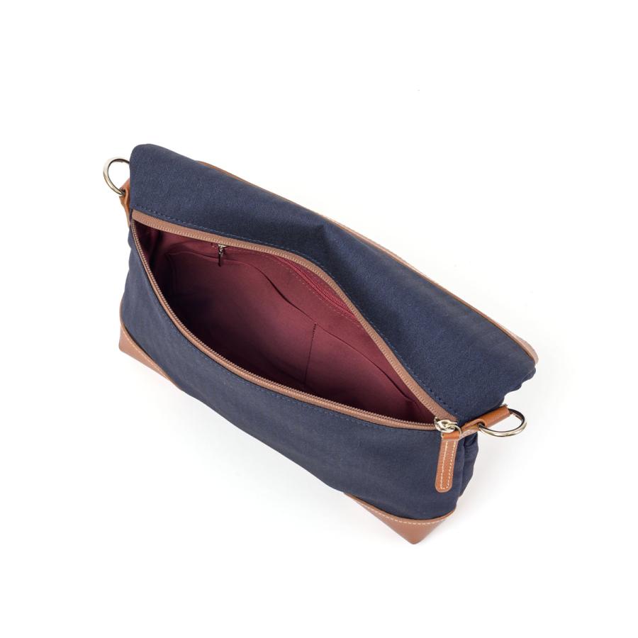 即完モデル 未使用級 タケオキクチ 2way カブセ ショルダーバッグ ブラウン 2WAY】カブセ ショルダー＆クラッチバッグ（ショルダーバッグ