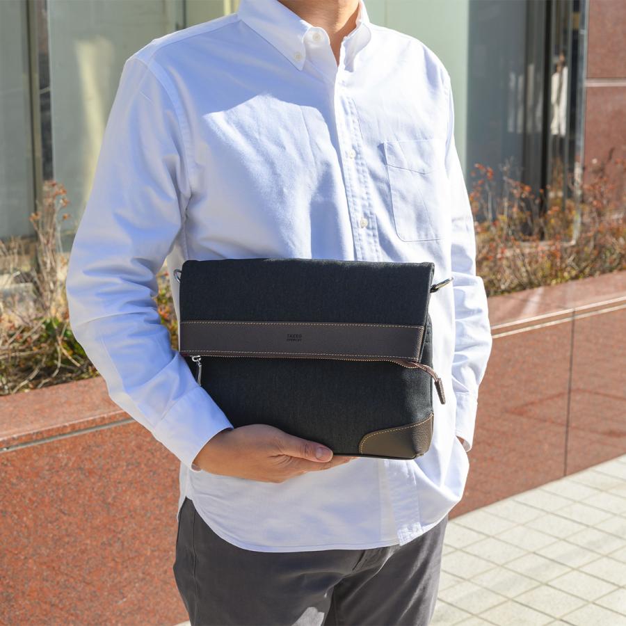 TAKEO KIKUCHI（タケオキクチ） ショルダーバッグ サード B5 2WAY 横型