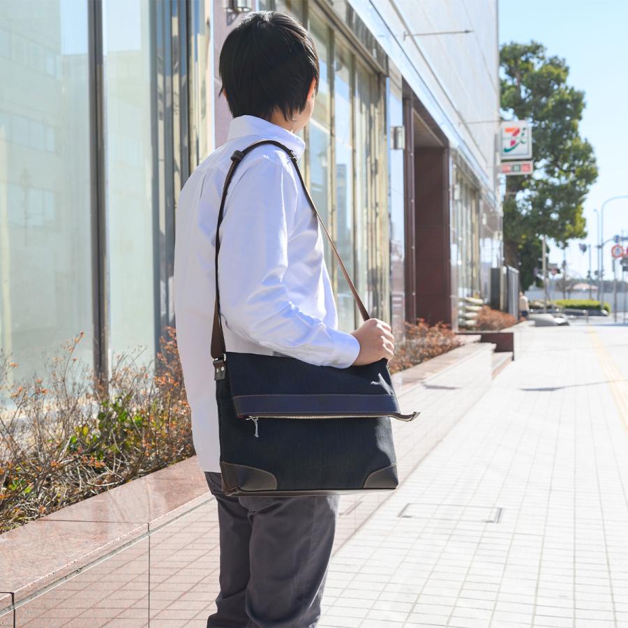 TAKEO KIKUCHI（タケオキクチ） ショルダーバッグ サード A4 横型 TK