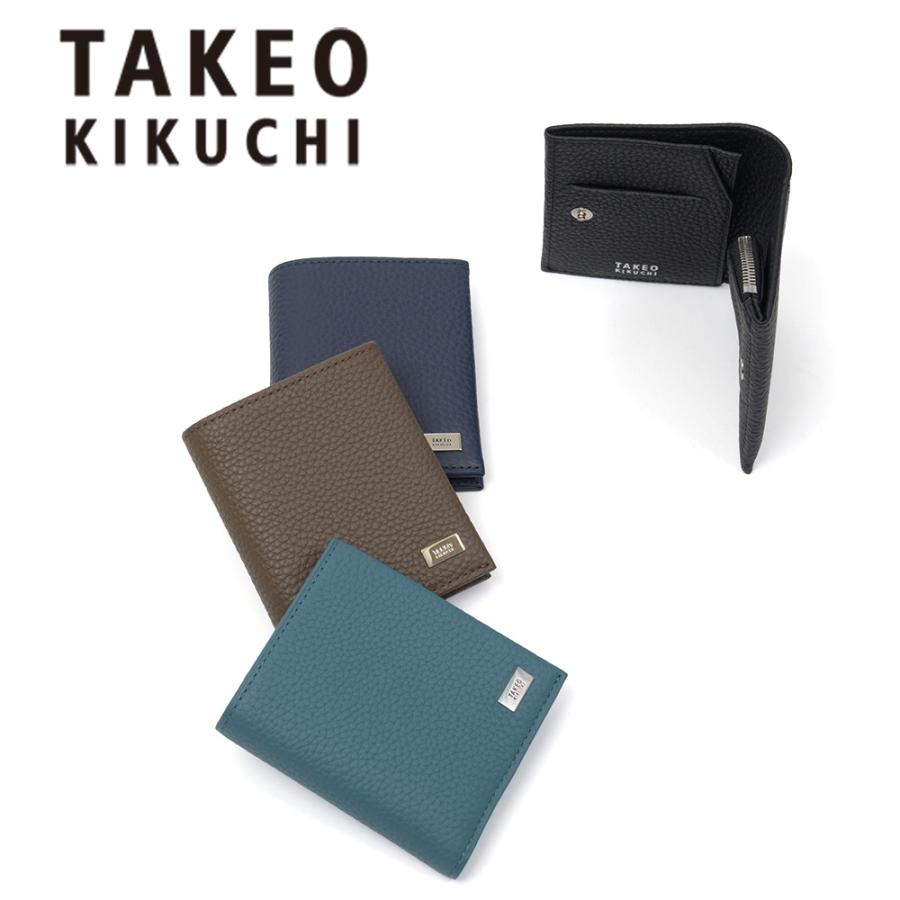 TAKEO KIKUCHI（タケオキクチ） 二つ折り財布 ミニ ミニ財布 2つ折り