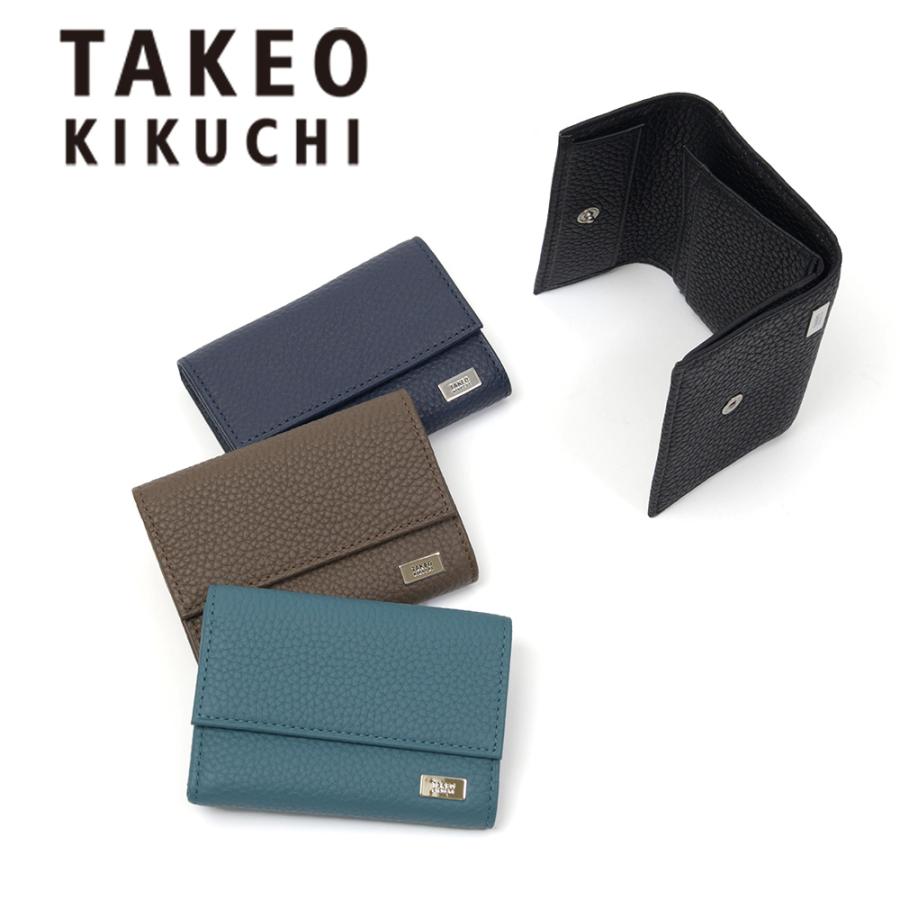 タケオキクチ ミニ財布 TAKEO KIKUCHI 三つ折り 3つ折り ミニ 本革 レザー メンズ レディース 小物 3つ折り財布 ミニウォレット コンパクト 小さい ブランド 人気 733605 タケオキクチ ミニ財布 TAKEO KIKUCHI 三つ折り 3つ折り ミニ 本革