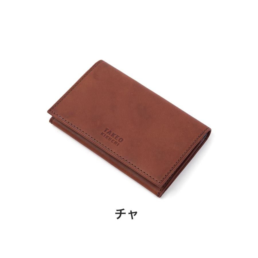 TAKEO KIKUCHI タケオキクチ 名刺入れ 40周年 名刺 革 本革