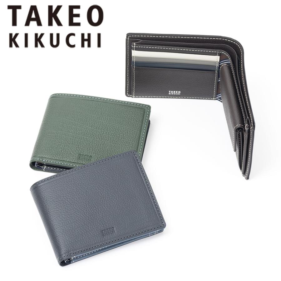 TAKEO KIKUCHI タケオキクチ 二つ折り財布 財布 クォーター TAKEO KIKUCHI タケオキクチ 二つ折り財布 財布 クォーター