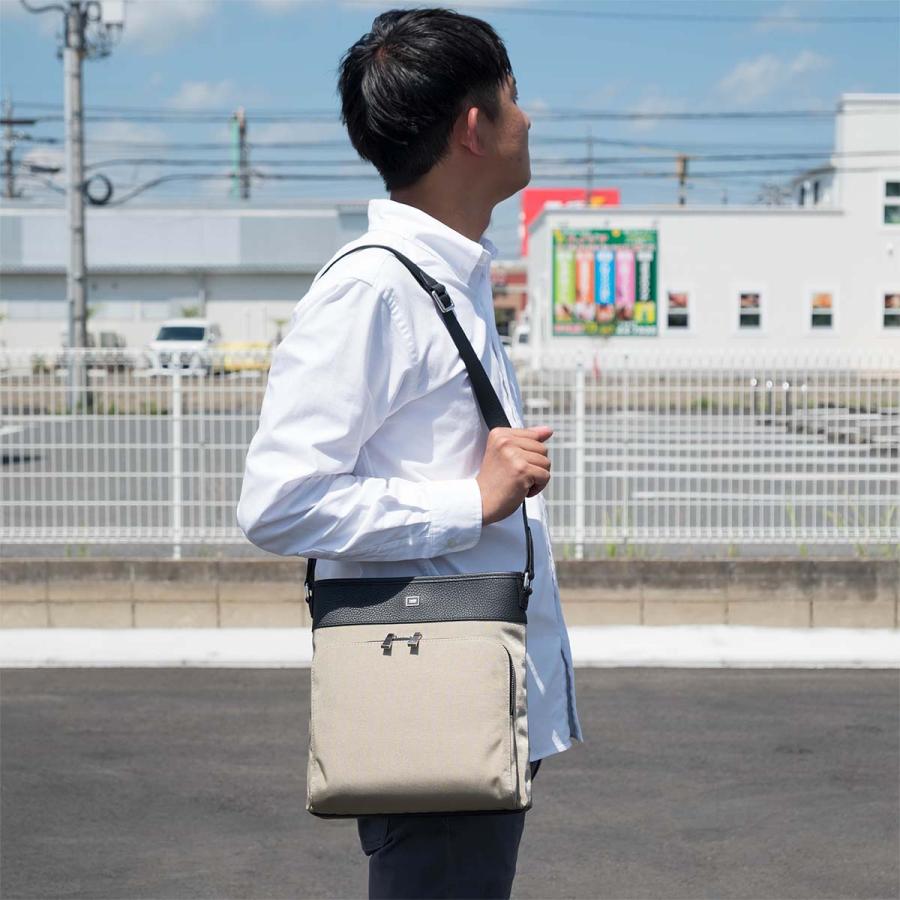 TAKEO KIKUCHI（タケオキクチ） ショルダーバッグ インター B5 縦型 TK
