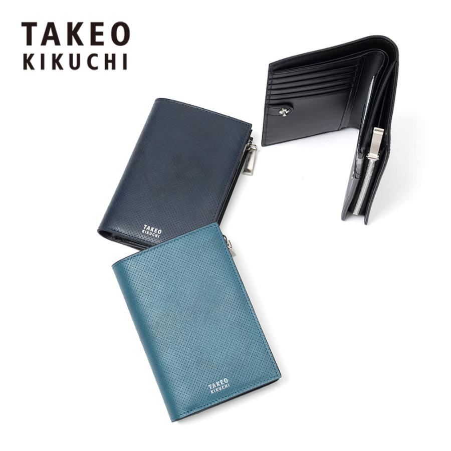 TAKEO KIKUCHI（タケオキクチ） 二つ折り財布 財布 ミドルウォレット